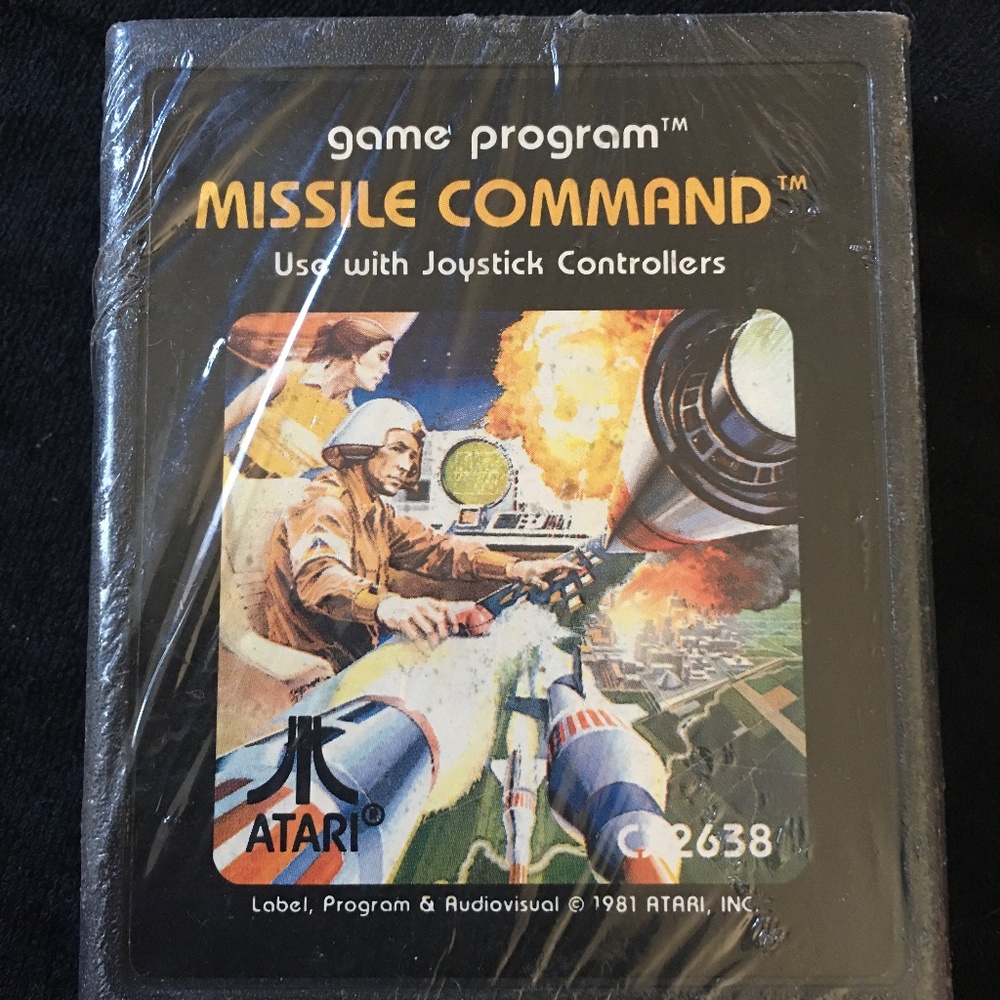 Atari Missile Command game 1981